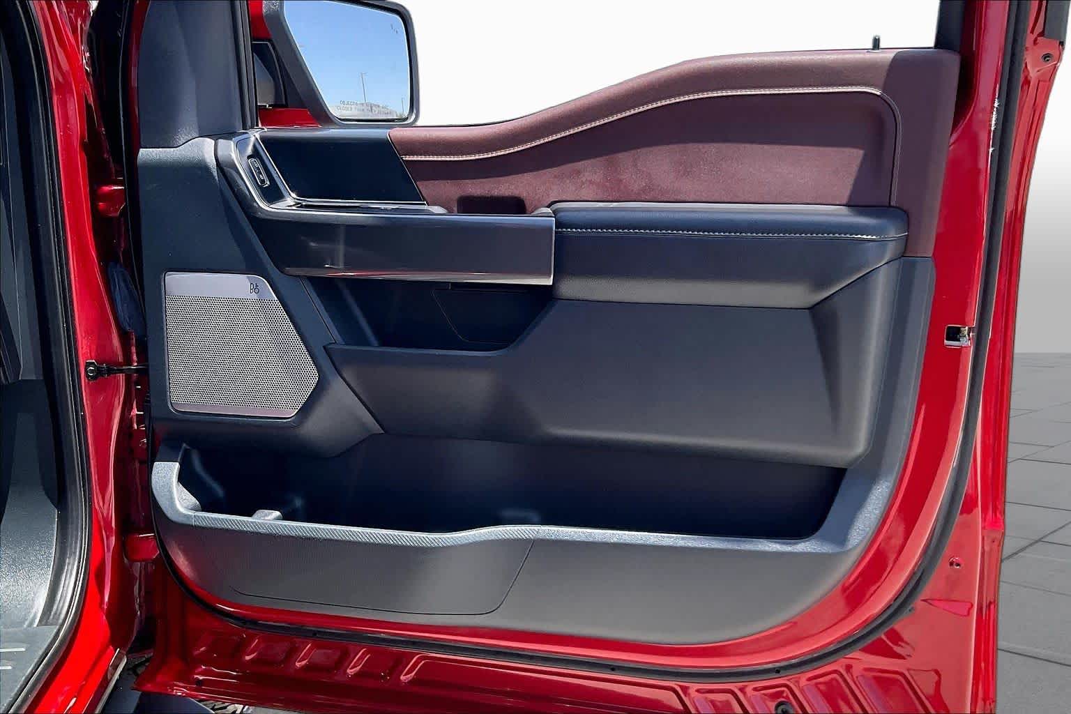 2023 Ford F-150 LARIAT Rapid Red Metallic Tinted Clearcoat at Tomball Ford