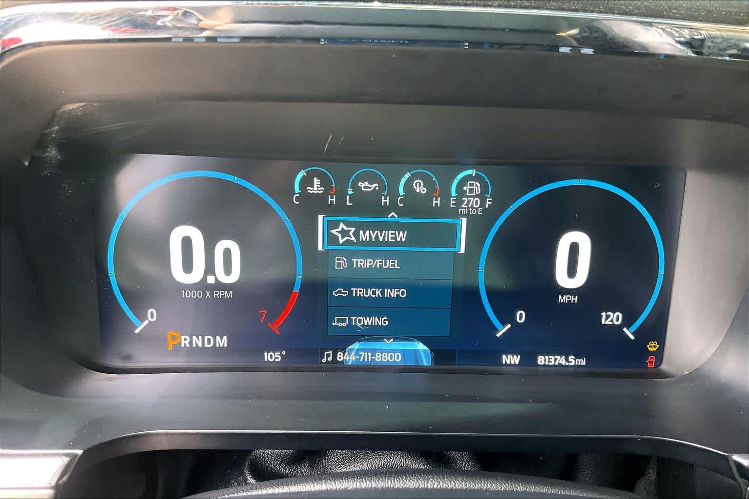 2021 Ford F-150 LARIAT Star White Metallic Tri-Coat/Stone Gray at Tomball Ford