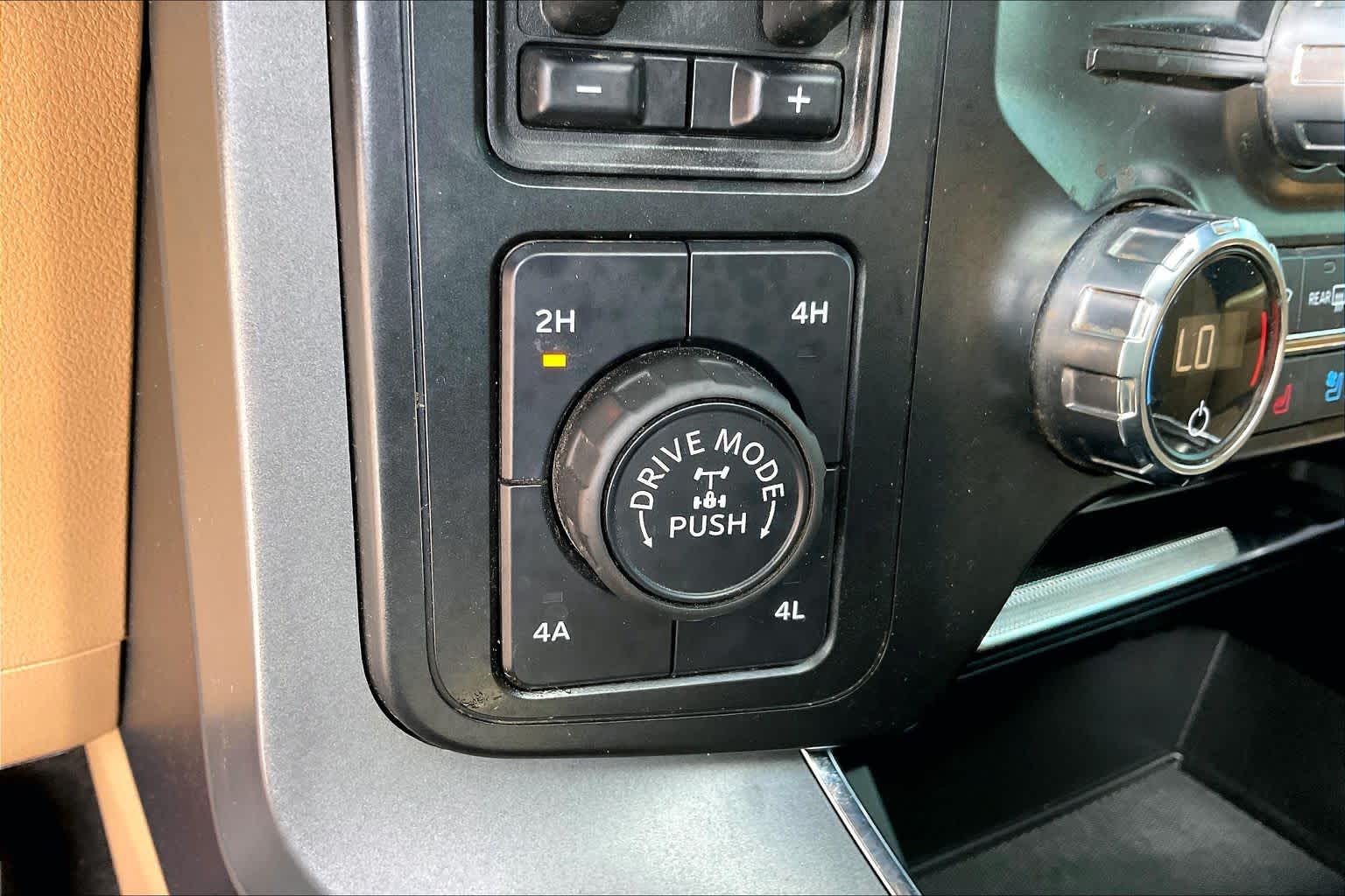 2021 Ford F-150 LARIAT Star White Metallic Tri-Coat/Stone Gray at Tomball Ford