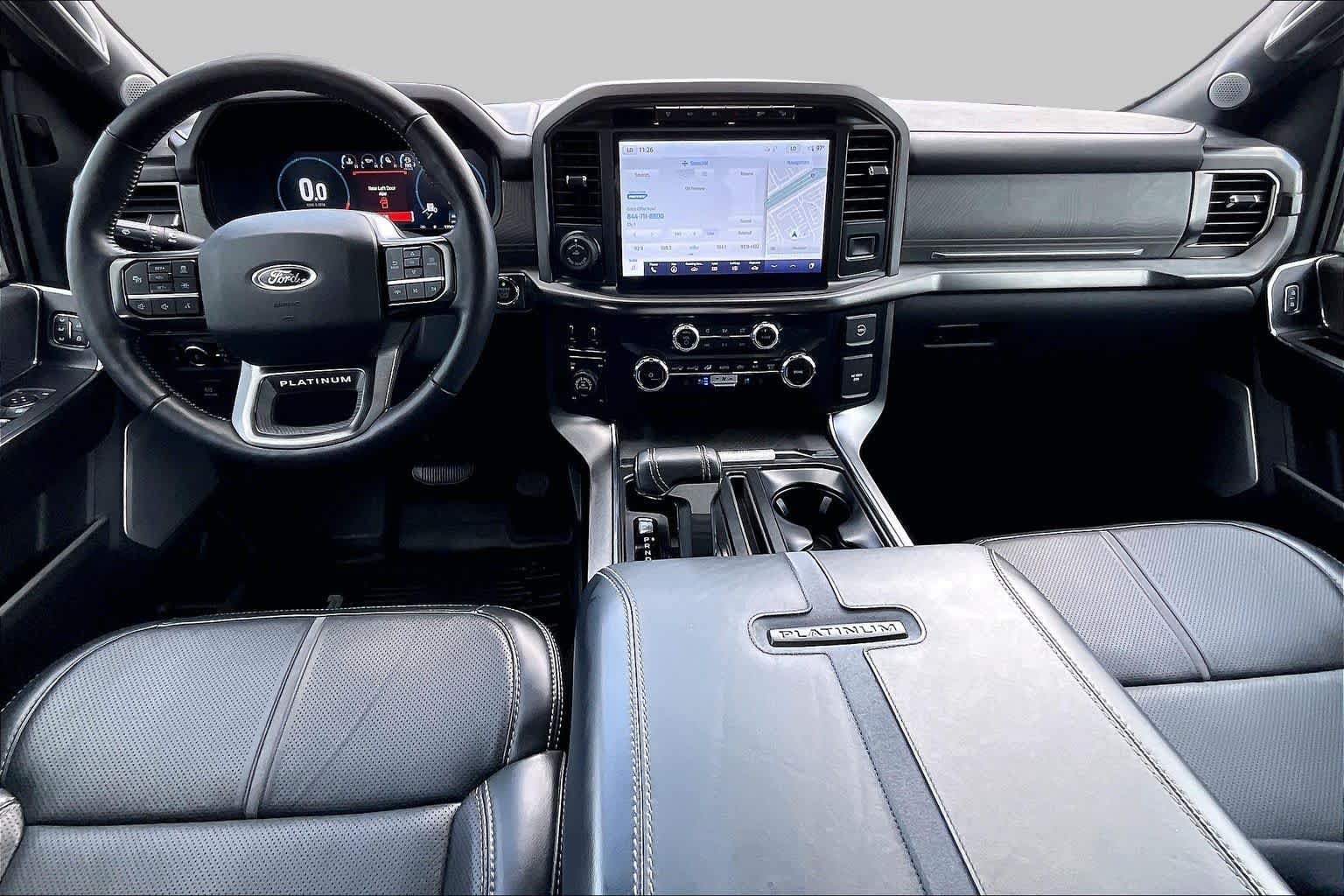 2023 Ford F-150 Platinum Star White Metallic Tri-Coat at Tomball Ford