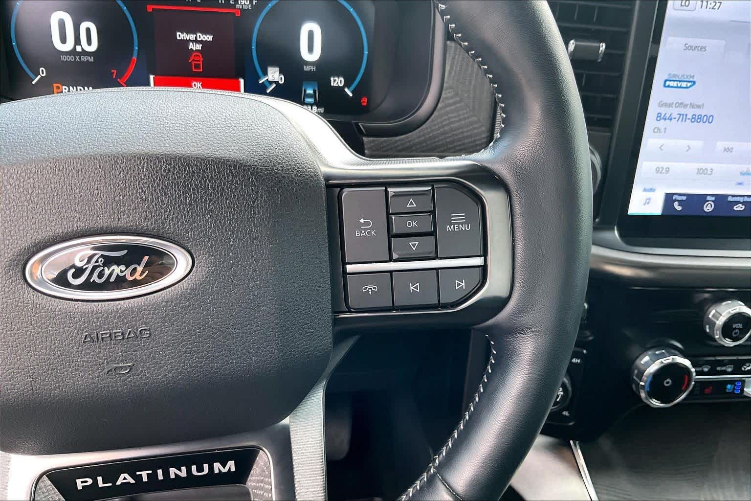 2023 Ford F-150 Platinum Star White Metallic Tri-Coat at Tomball Ford