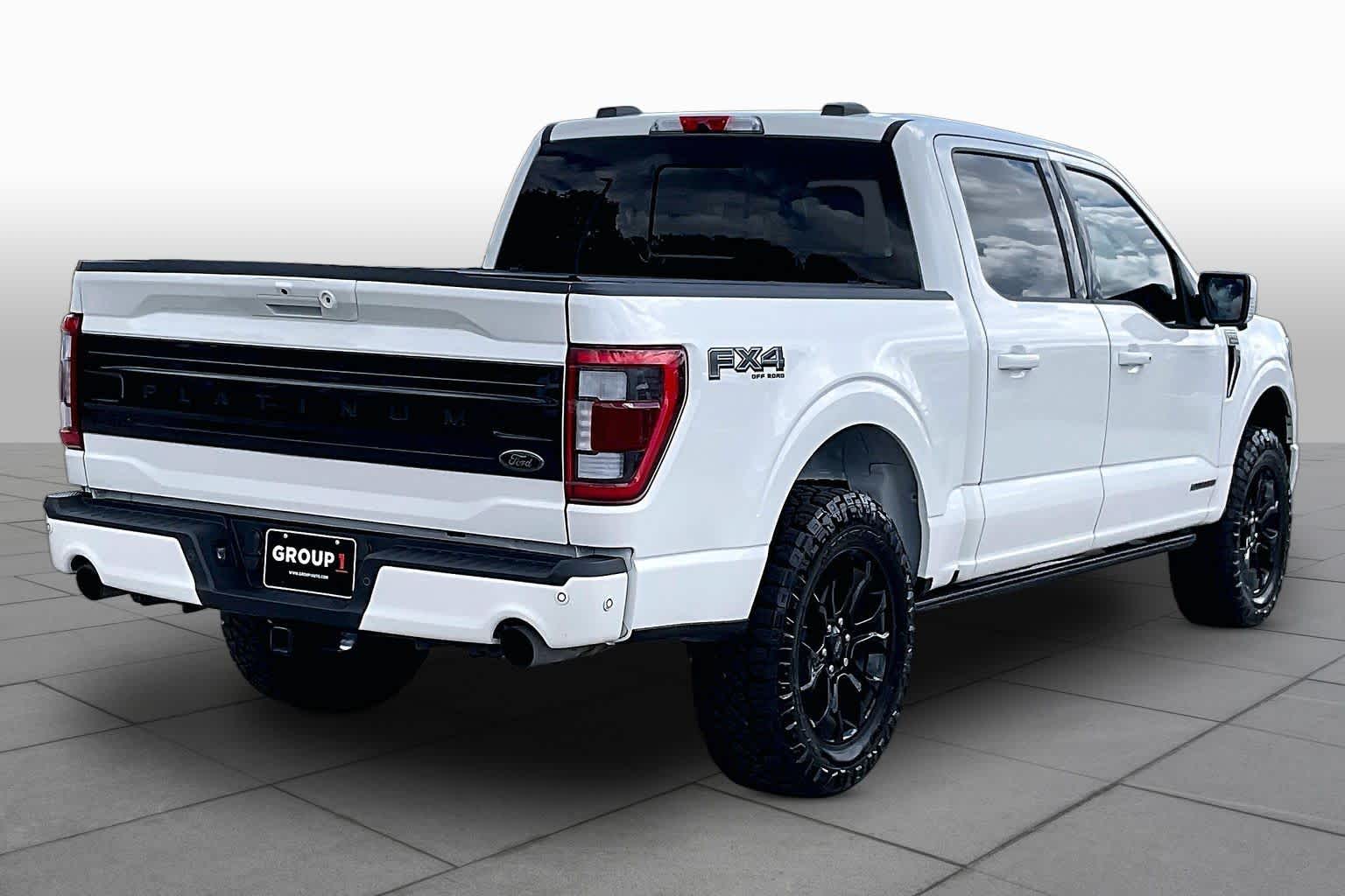 2023 Ford F-150 Platinum Star White Metallic Tri-Coat at Tomball Ford