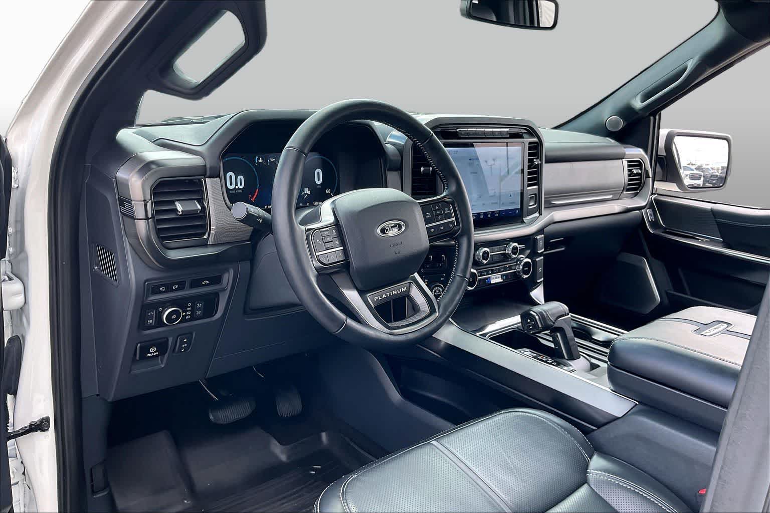 2023 Ford F-150 Platinum Star White Metallic Tri-Coat at Tomball Ford