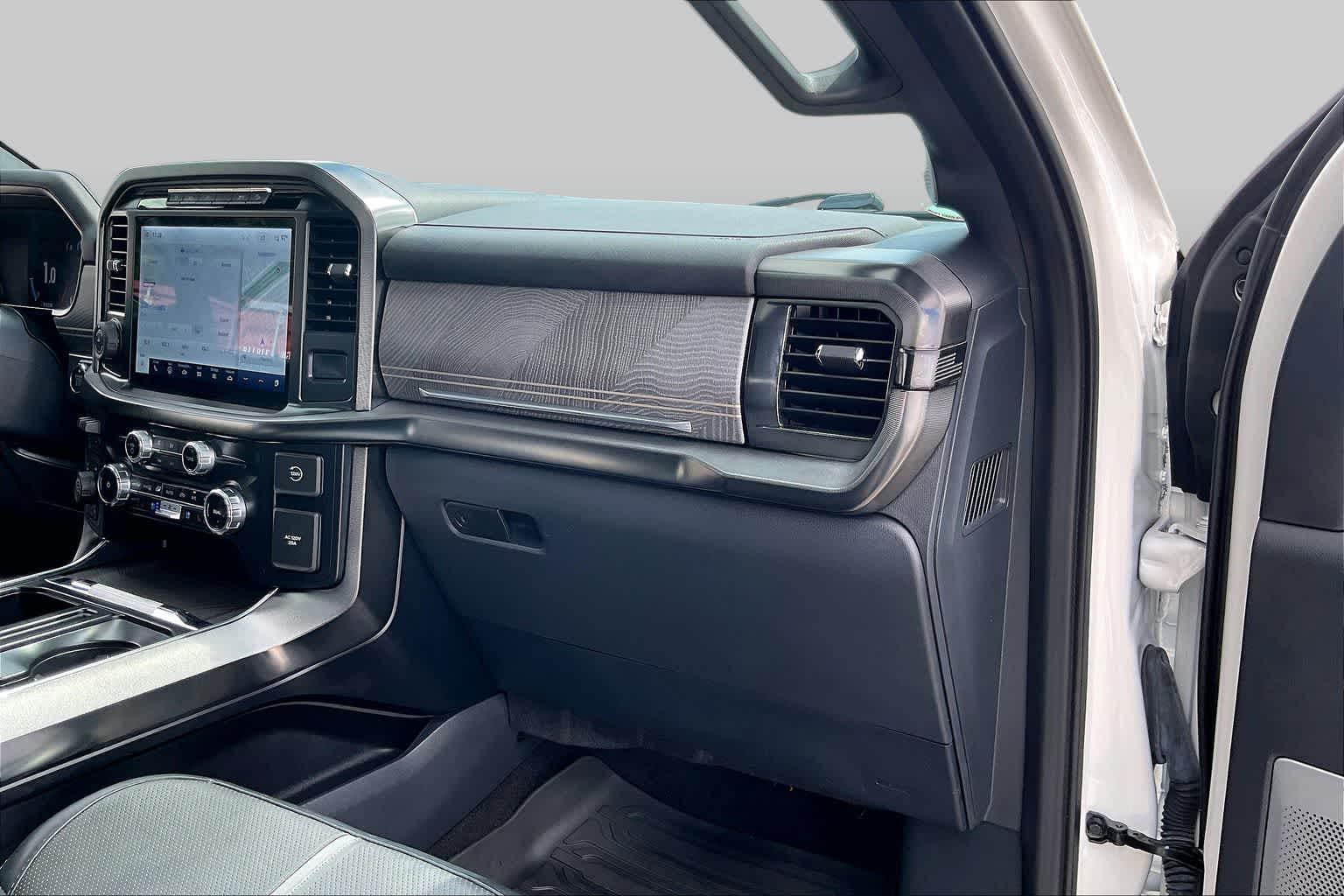 2023 Ford F-150 Platinum Star White Metallic Tri-Coat at Tomball Ford