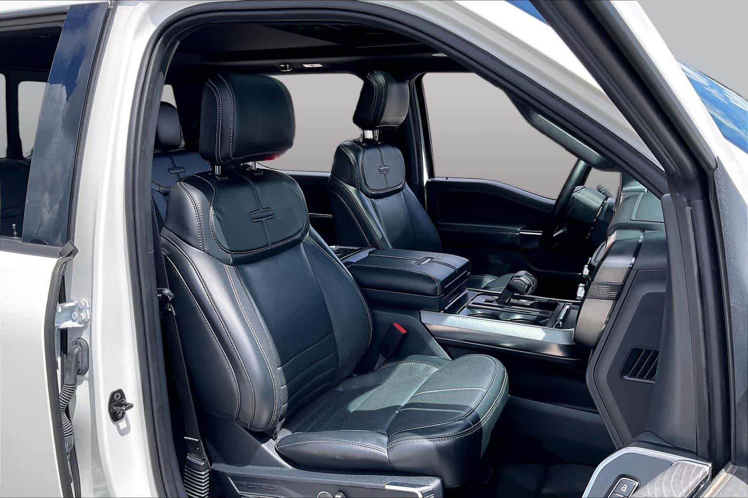 2023 Ford F-150 Platinum Star White Metallic Tri-Coat at Tomball Ford