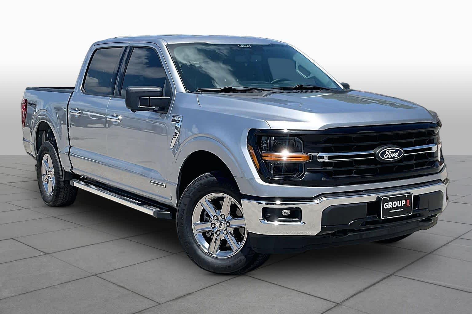 2024 Ford F-150 XLT Iconic Silver at Tomball Chrysler Dodge Jeep Ram