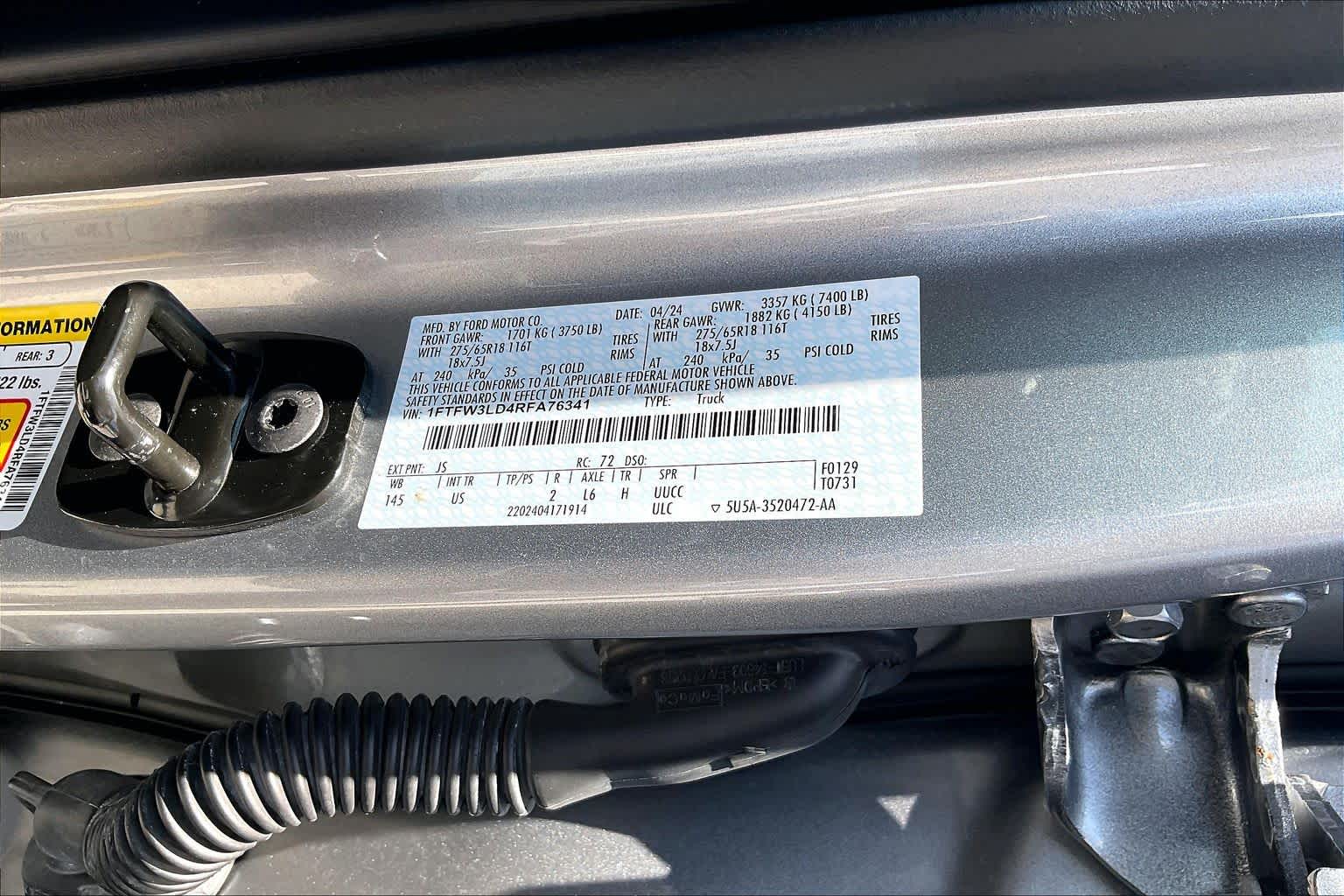 2024 Ford F-150 XLT Iconic Silver at Tomball Chrysler Dodge Jeep Ram