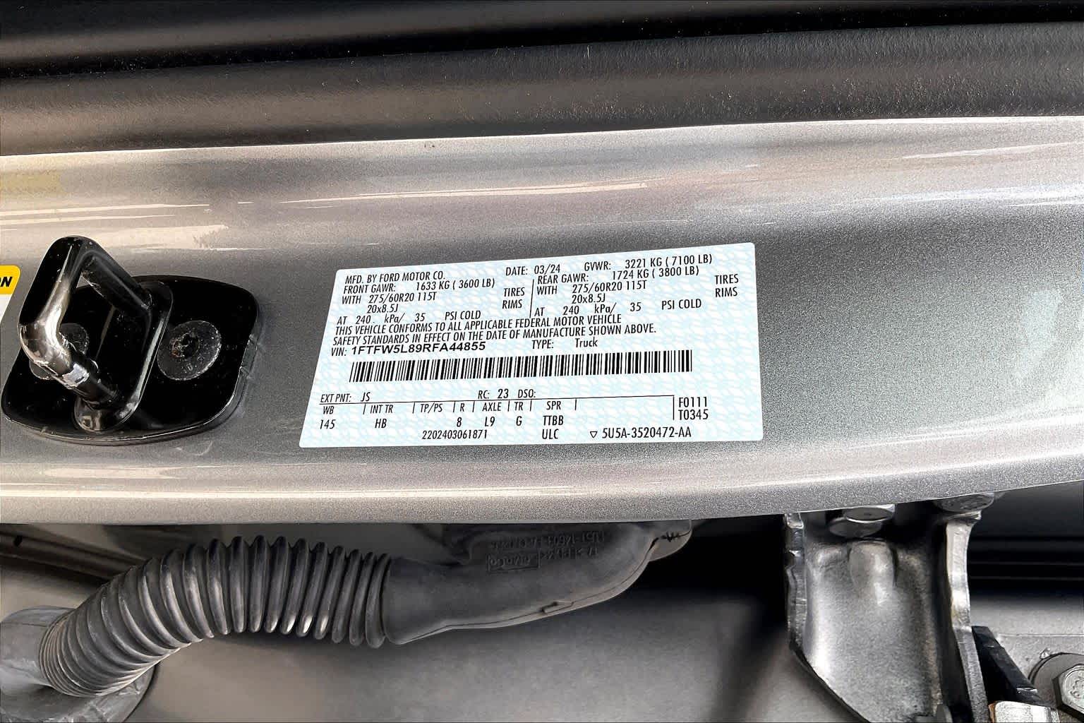 2024 Ford F-150 LARIAT Iconic Silver at Tomball Ford
