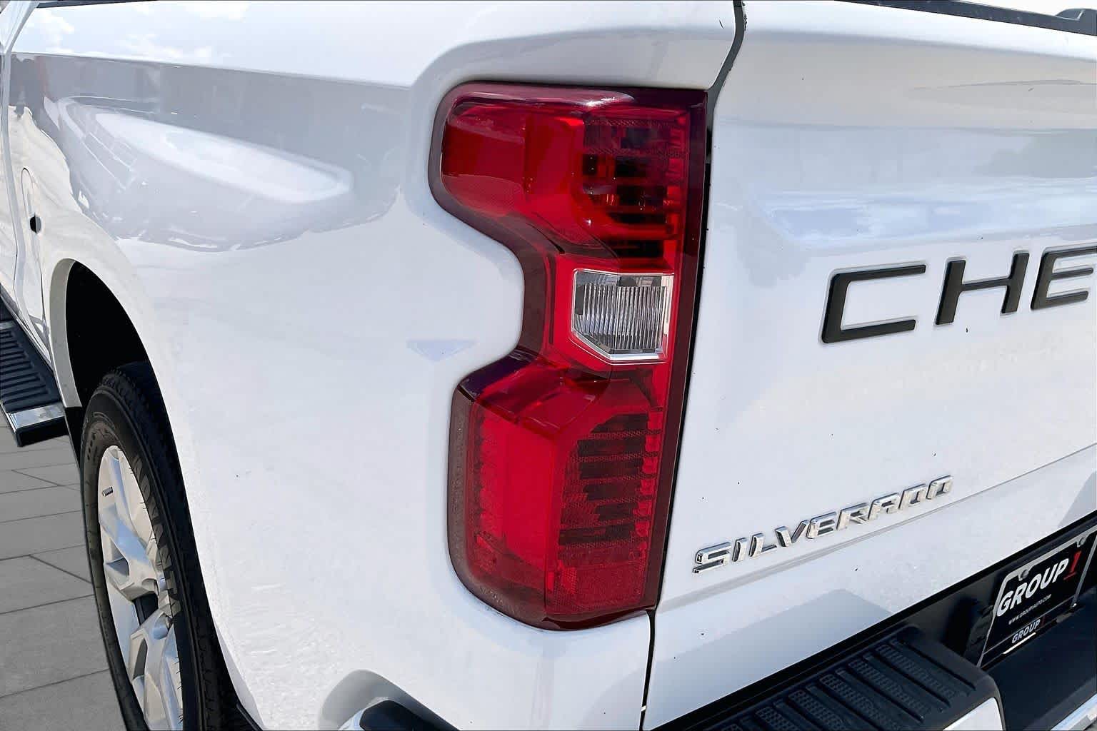 2024 Chevrolet Silverado 1500 Custom Summit White at AutoNation Chevrolet Gulf Fwy