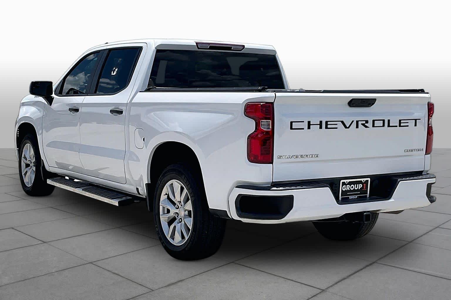 2024 Chevrolet Silverado 1500 Custom Summit White at AutoNation Chevrolet Gulf Fwy
