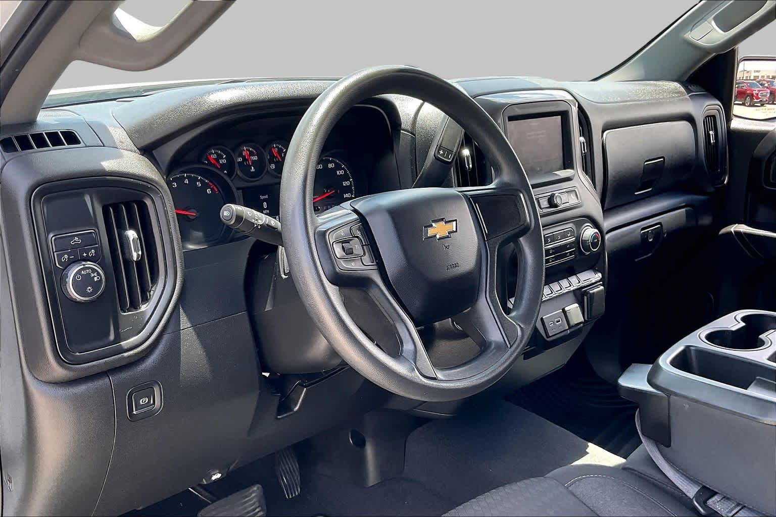 2024 Chevrolet Silverado 1500 Custom Summit White at AutoNation Chevrolet Gulf Fwy