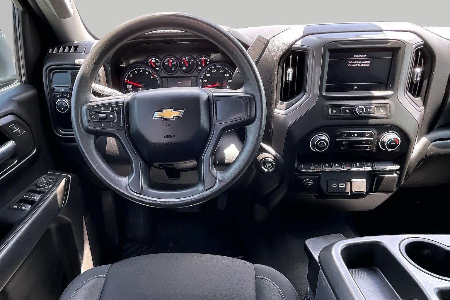 2024 Chevrolet Silverado 1500 Custom Summit White at AutoNation Chevrolet Gulf Fwy