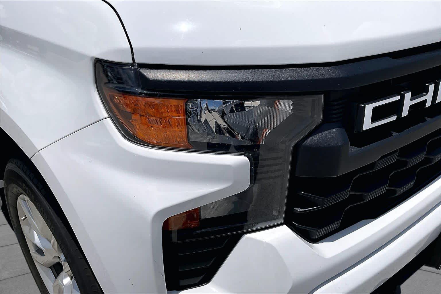2024 Chevrolet Silverado 1500 Custom Summit White at AutoNation Chevrolet Gulf Fwy