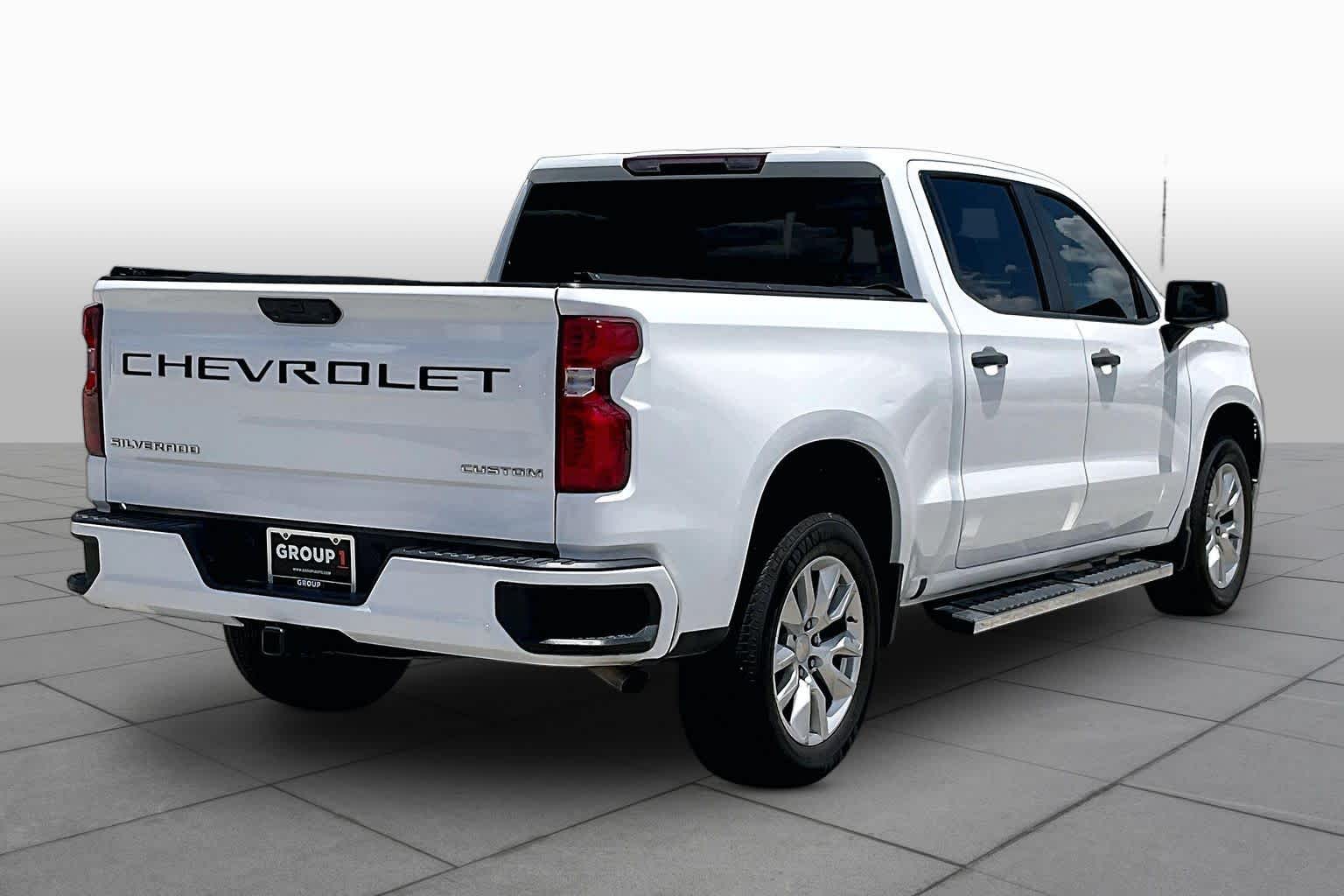 2024 Chevrolet Silverado 1500 Custom Summit White at AutoNation Chevrolet Gulf Fwy