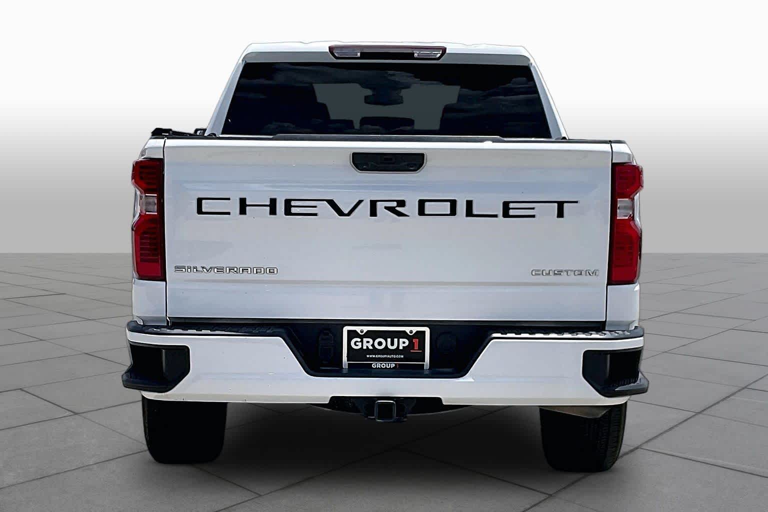 2024 Chevrolet Silverado 1500 Custom Summit White at AutoNation Chevrolet Gulf Fwy