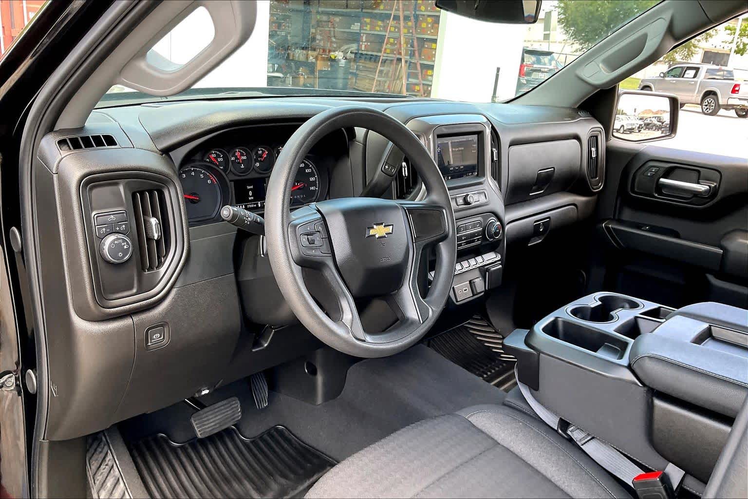 2024 Chevrolet Silverado 1500 Custom Black at Tomball Chrysler Dodge Jeep Ram