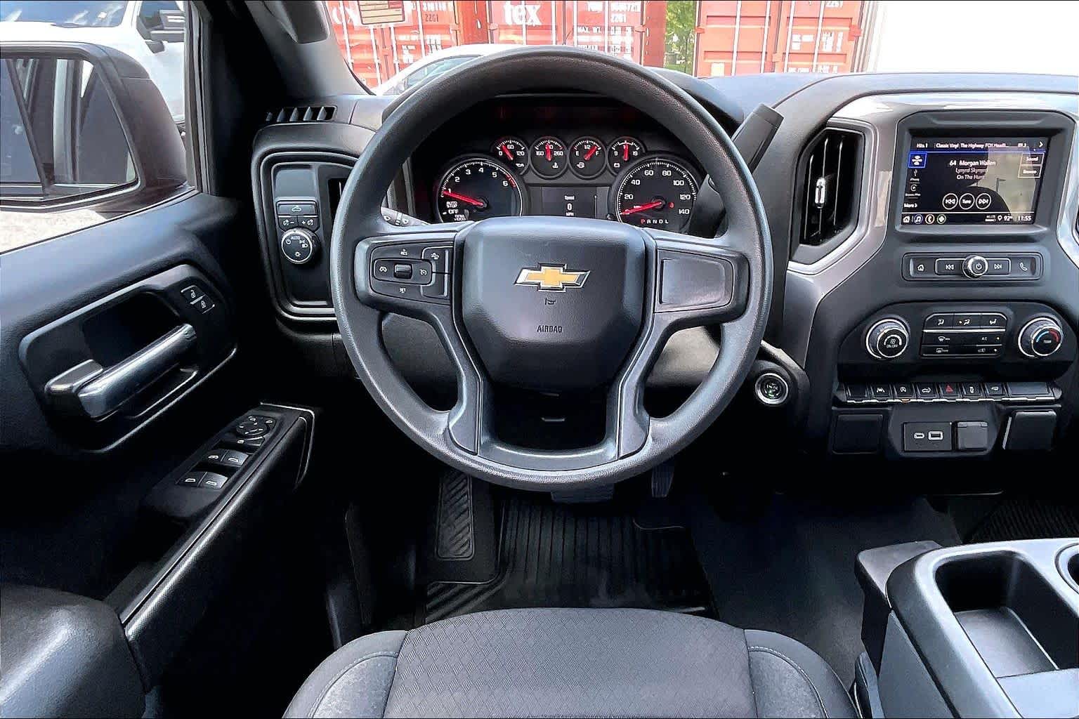 2024 Chevrolet Silverado 1500 Custom Black at Tomball Chrysler Dodge Jeep Ram