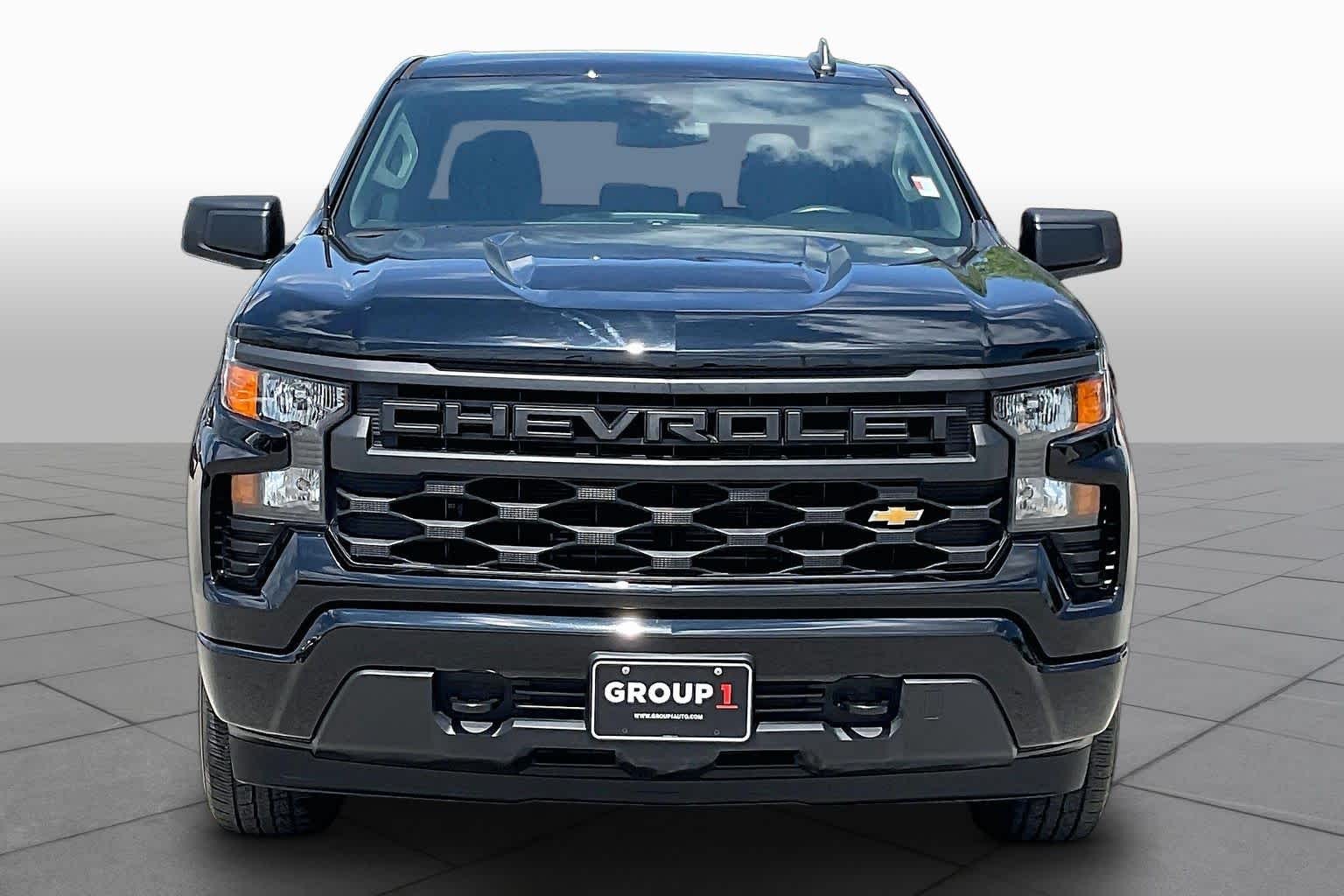 2024 Chevrolet Silverado 1500 Custom Black at Tomball Chrysler Dodge Jeep Ram