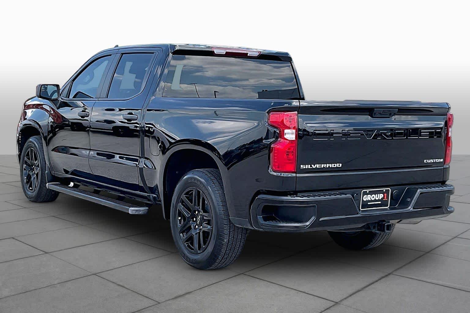 2024 Chevrolet Silverado 1500 Custom Black at Tomball Chrysler Dodge Jeep Ram