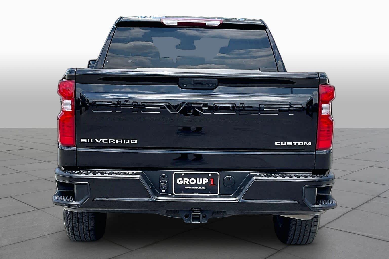 2024 Chevrolet Silverado 1500 Custom Black at Tomball Chrysler Dodge Jeep Ram