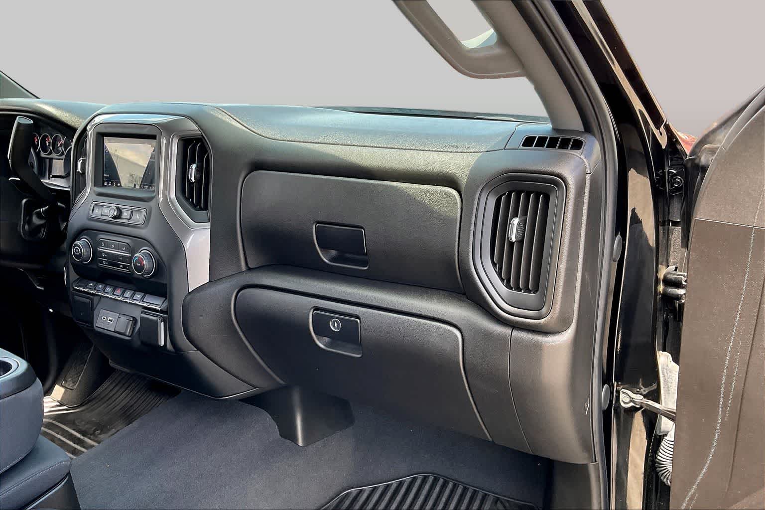 2024 Chevrolet Silverado 1500 Custom Black at Davis Chevrolet