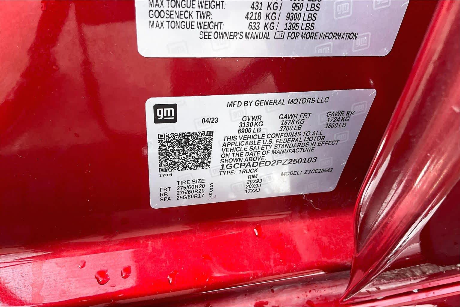 2023 Chevrolet Silverado 1500 RST Radiant Red Tintcoat at Group 1 GMC Buick South