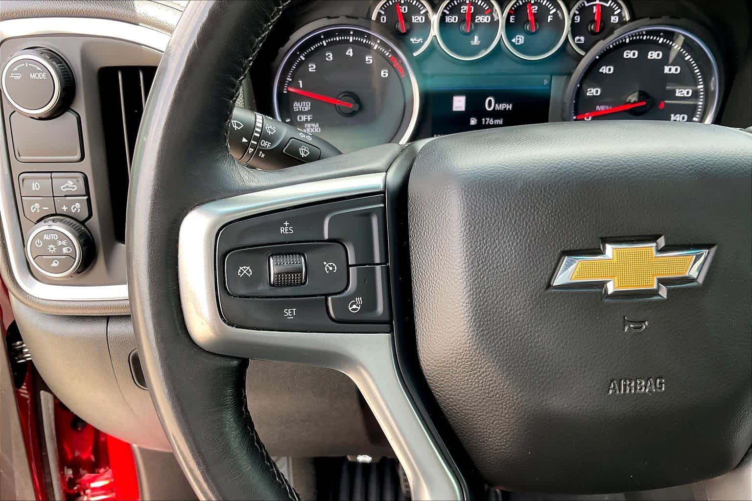 2022 Chevrolet Silverado 1500 LTD LTZ Cherry Red Tintcoat at Turner Chevrolet