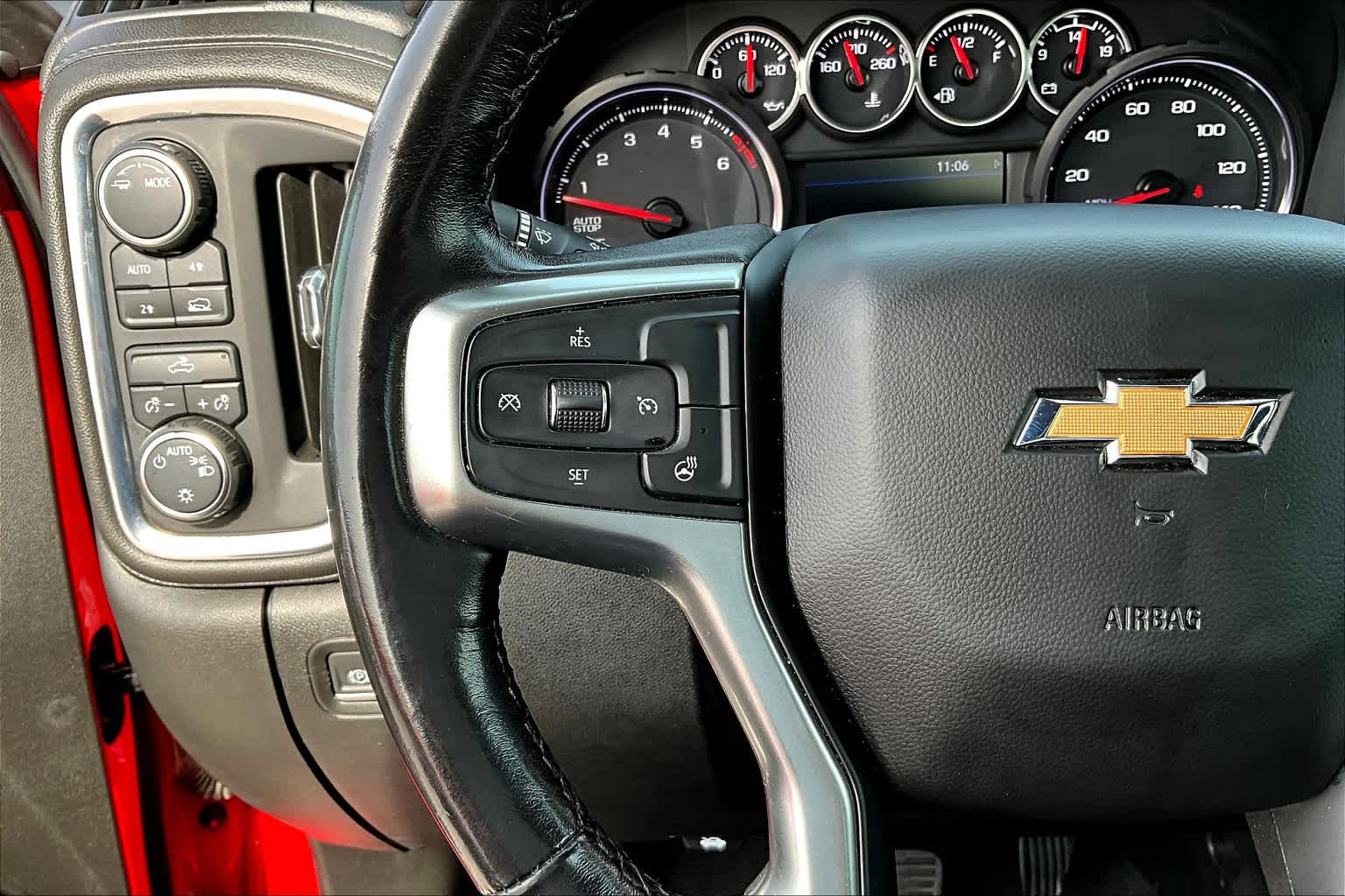 2021 Chevrolet Silverado 1500 LT Red Hot at AutoNation Chevrolet Gulf Fwy