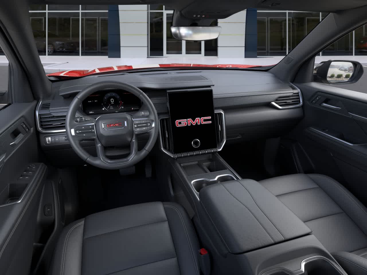 2026 GMC Acadia FWD Elevation Volcanic Red Tintcoat at Texan GMC Buick