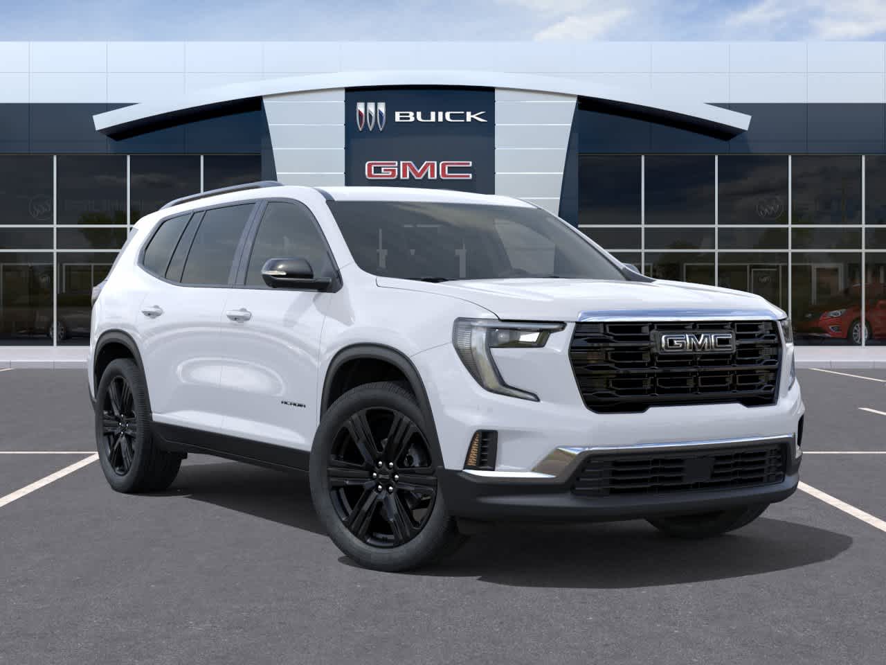 2026 GMC Acadia FWD Elevation Glacier White Tricoat at Texan GMC Buick