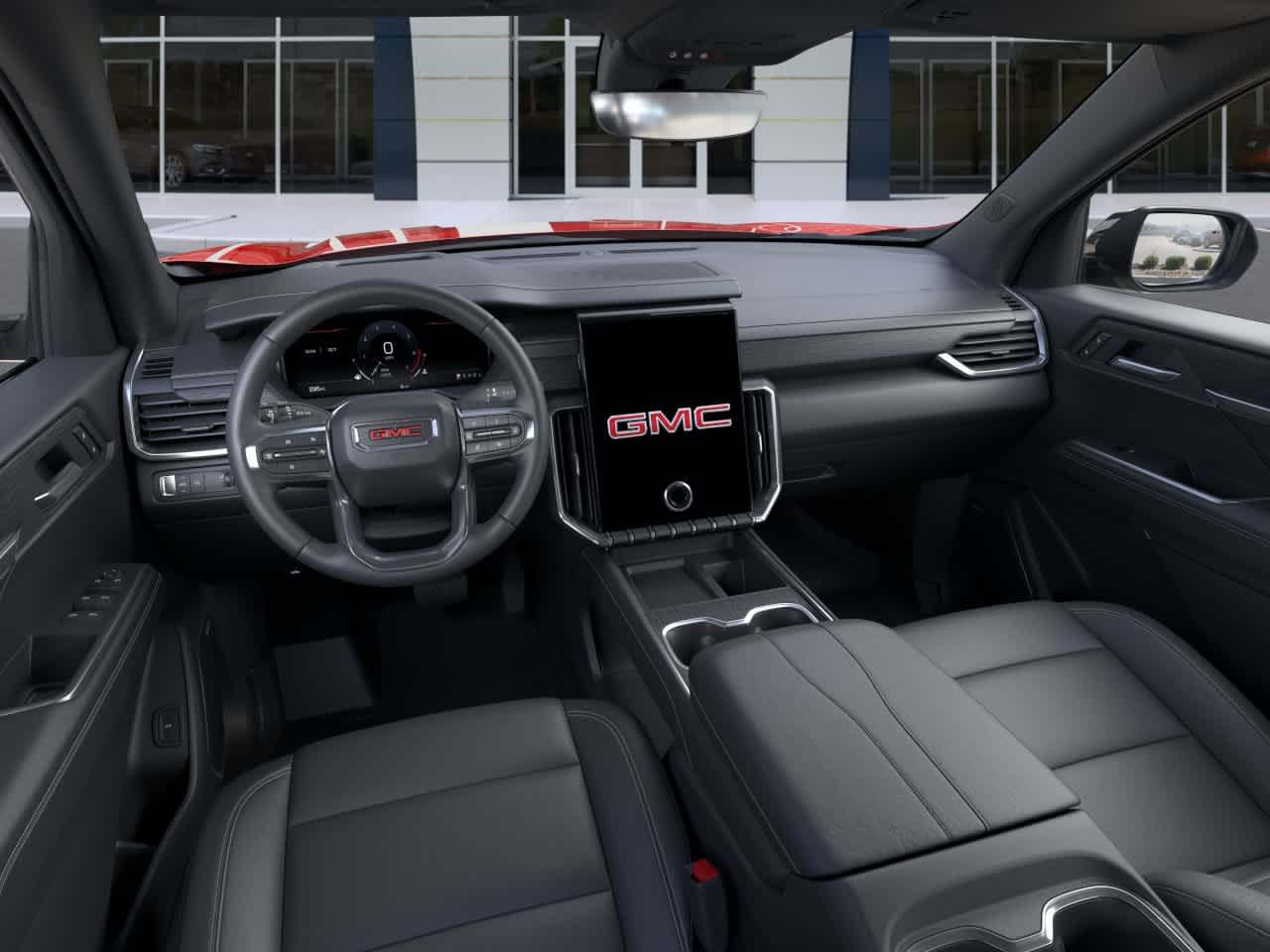 2026 GMC Acadia FWD Elevation Volcanic Red Tintcoat at Texan GMC Buick