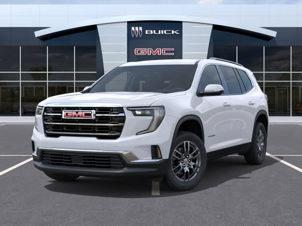 2026 GMC Acadia FWD Elevation Summit White at Group 1 GMC Buick South