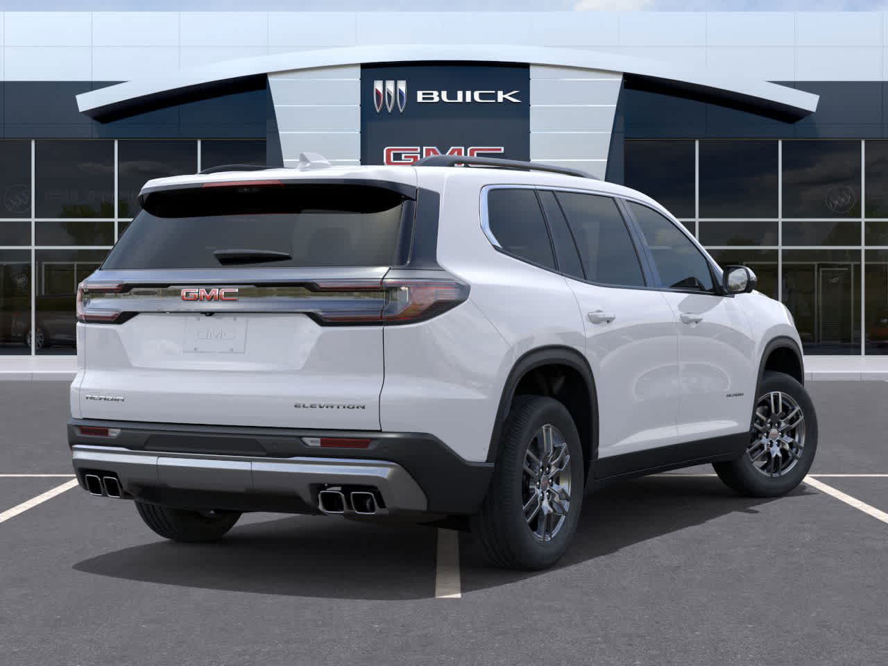 2026 GMC Acadia FWD Elevation Summit White at Group 1 GMC Buick South