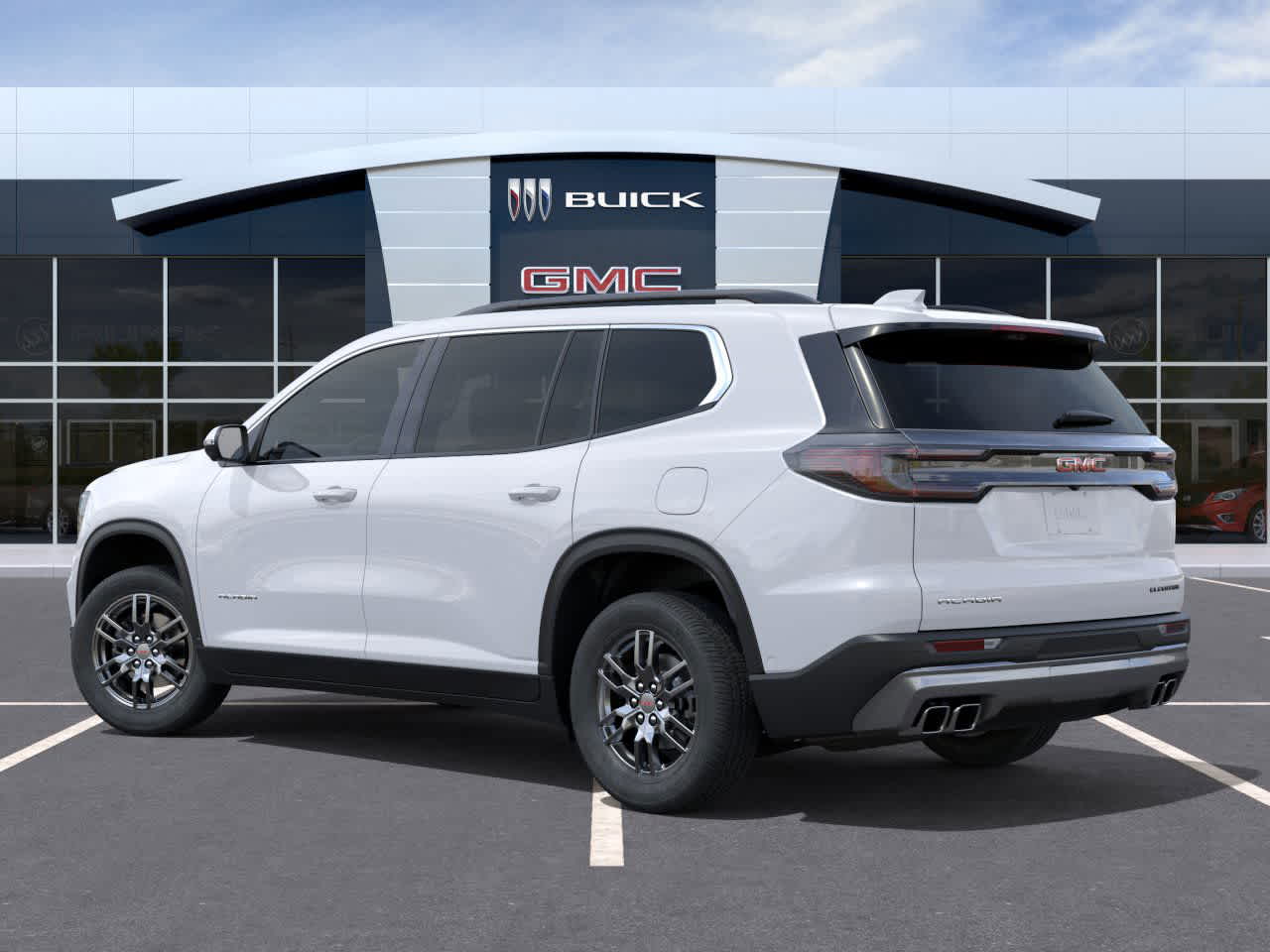 2026 GMC Acadia FWD Elevation Summit White at Group 1 GMC Buick South