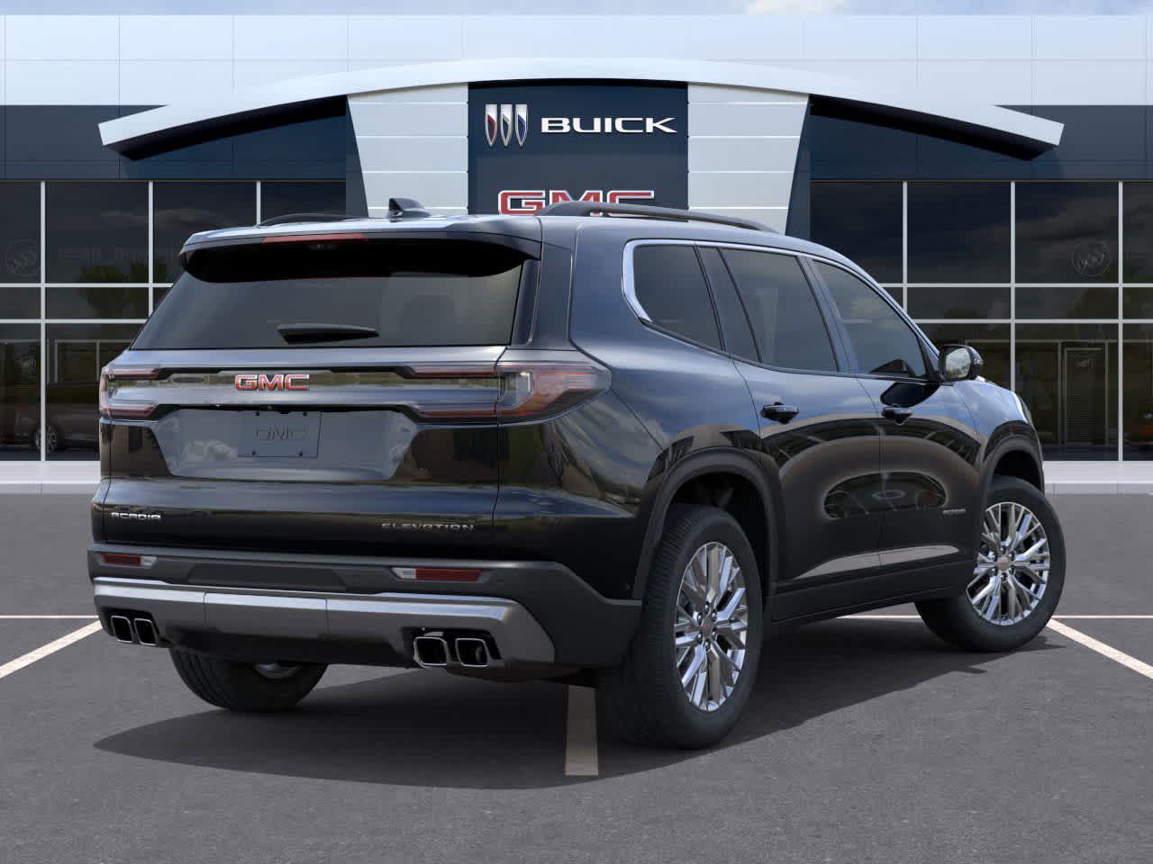 2026 GMC Acadia FWD Elevation Ebony Twilight Metallic at Group 1 GMC Buick South