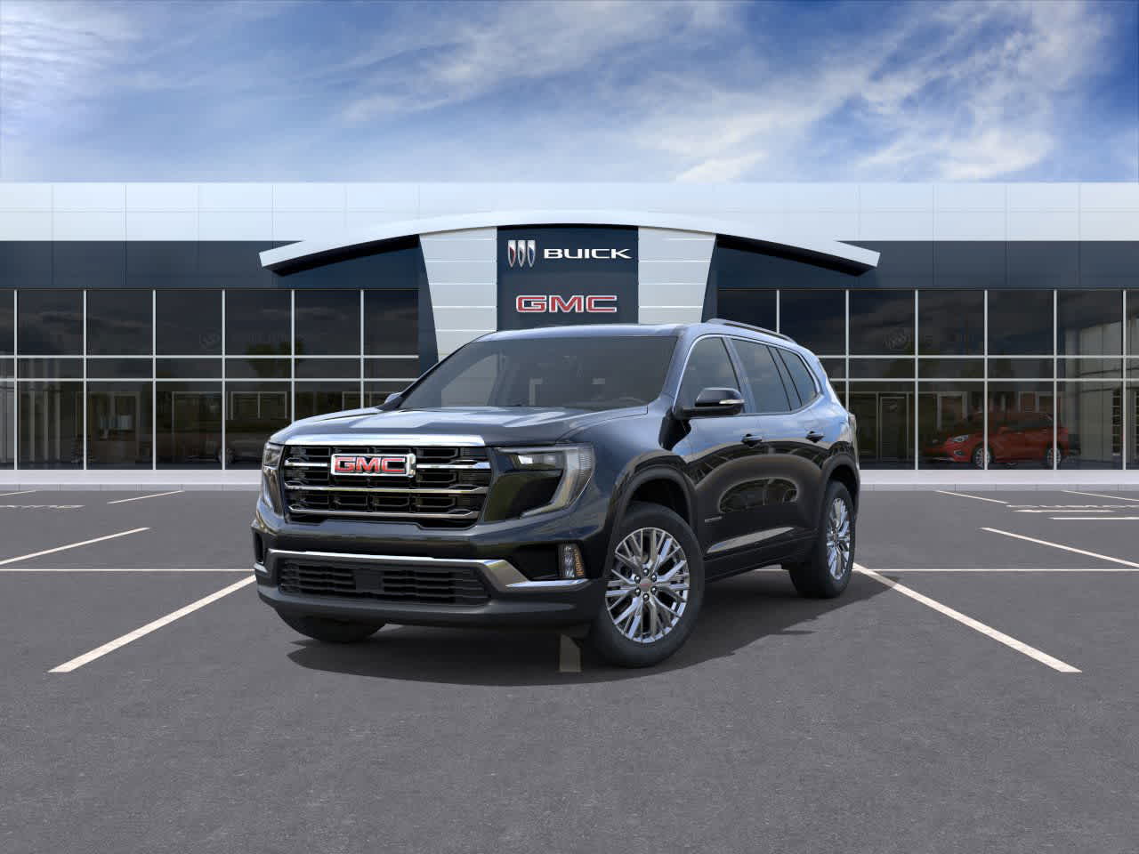 2026 GMC Acadia FWD Elevation Ebony Twilight Metallic at Group 1 GMC Buick South