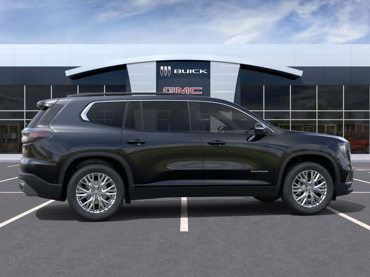 2026 GMC Acadia FWD Elevation Ebony Twilight Metallic at Group 1 GMC Buick South
