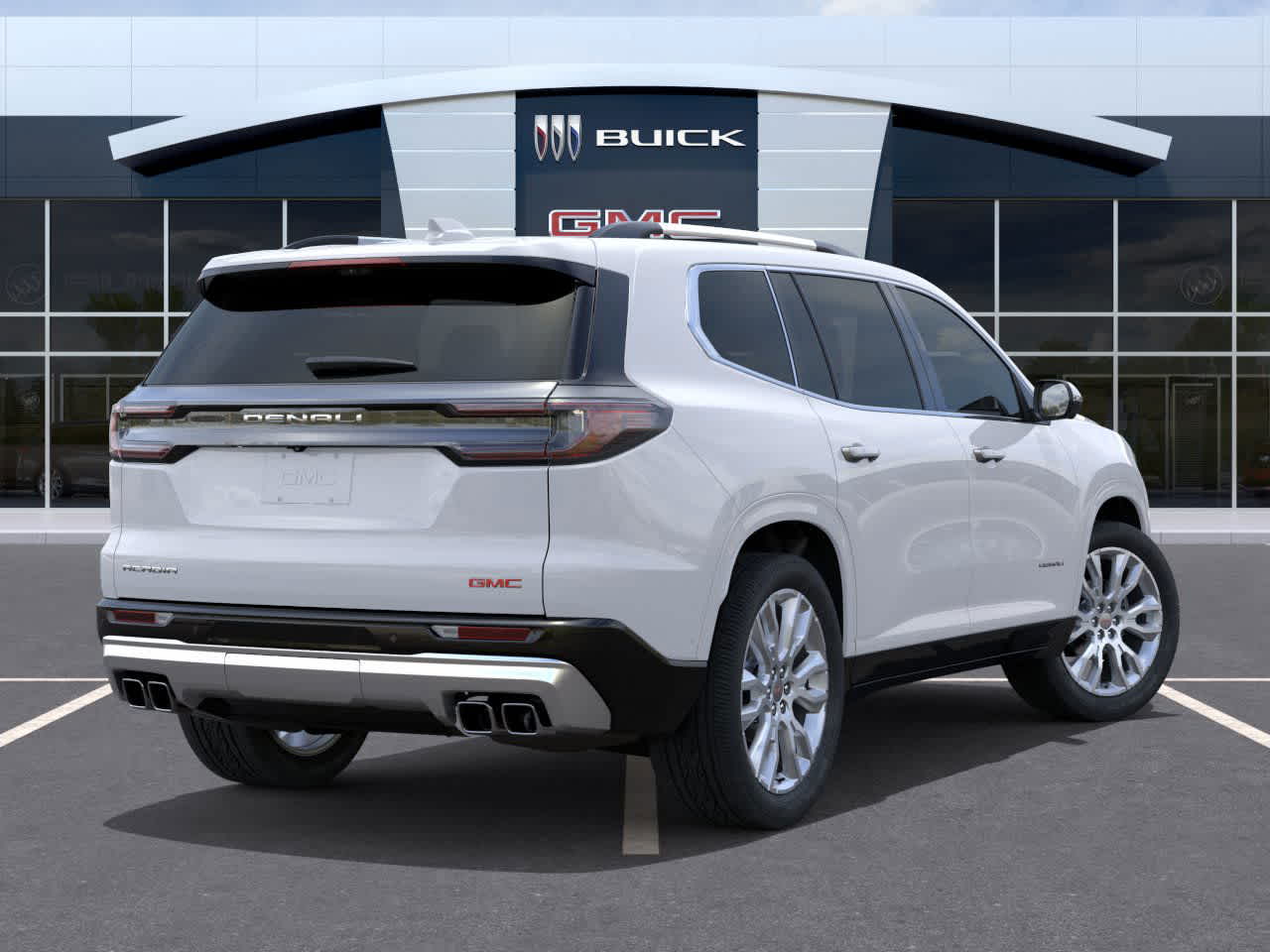 2026 GMC Acadia FWD Denali Glacier White Tricoat at Group 1 GMC Buick South