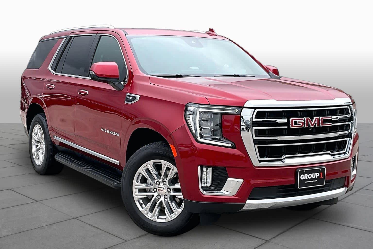 2024 GMC Yukon SLT Volcanic Red Tintcoat at Group 1 GMC Buick South