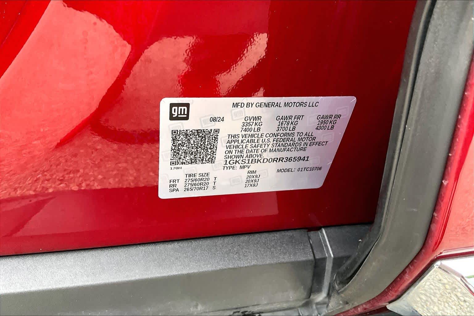 2024 GMC Yukon SLT Volcanic Red Tintcoat at Group 1 GMC Buick South