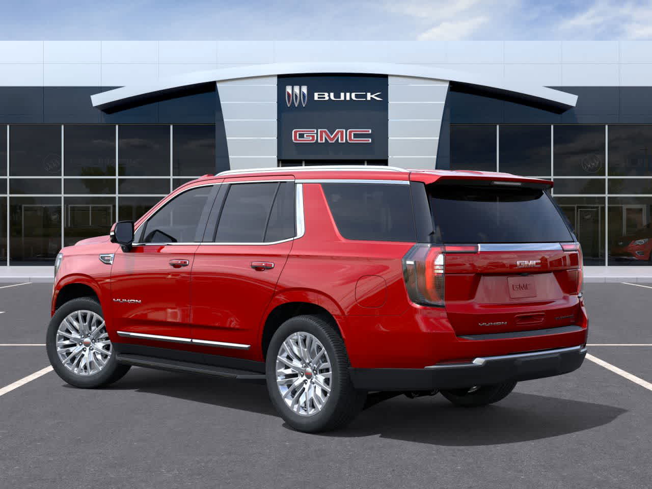 2026 GMC Yukon Elevation Volcanic Red Tintcoat at Group 1 GMC Buick South