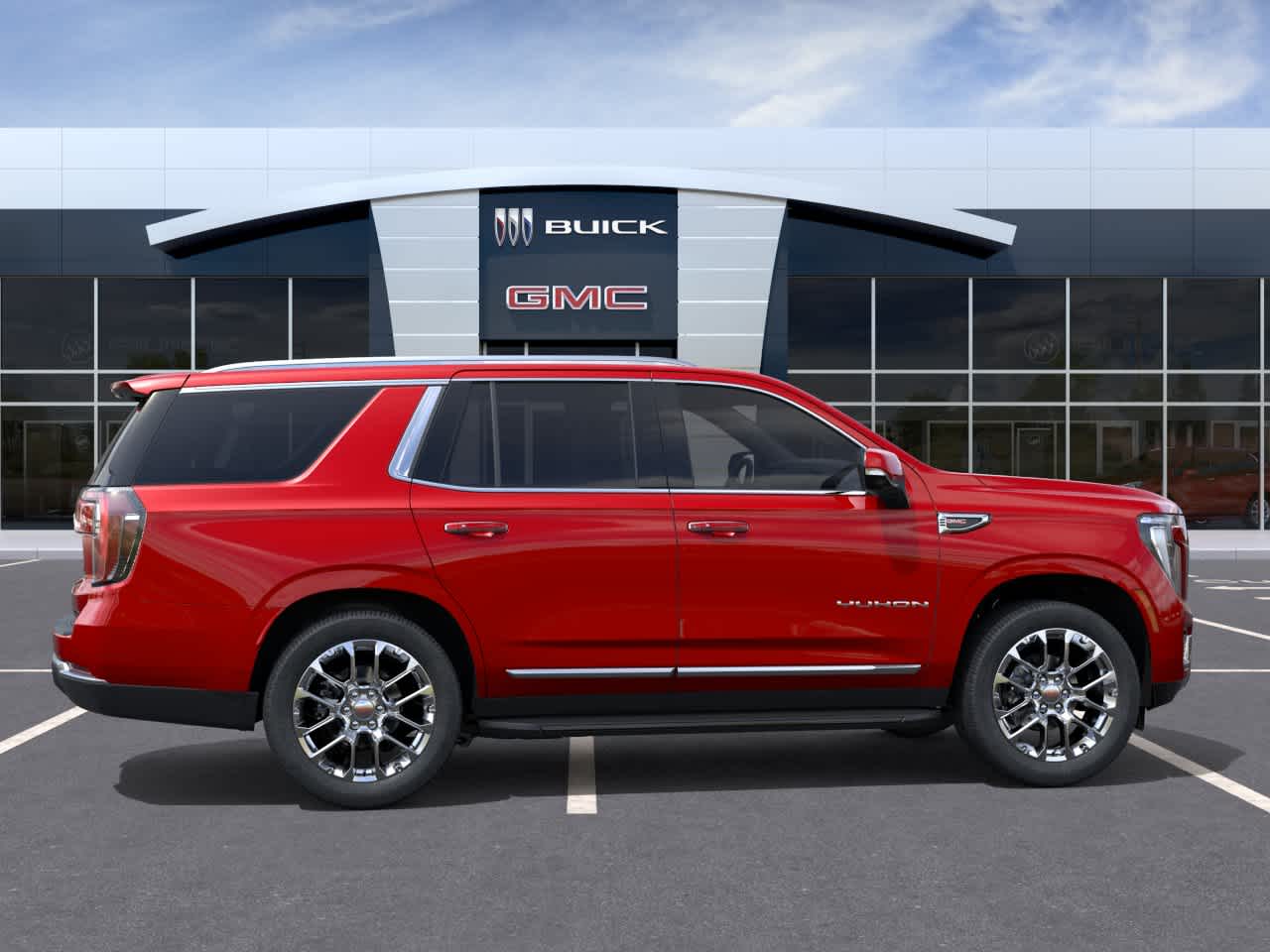 2026 GMC Yukon Elevation Volcanic Red Tintcoat at Group 1 GMC Buick South