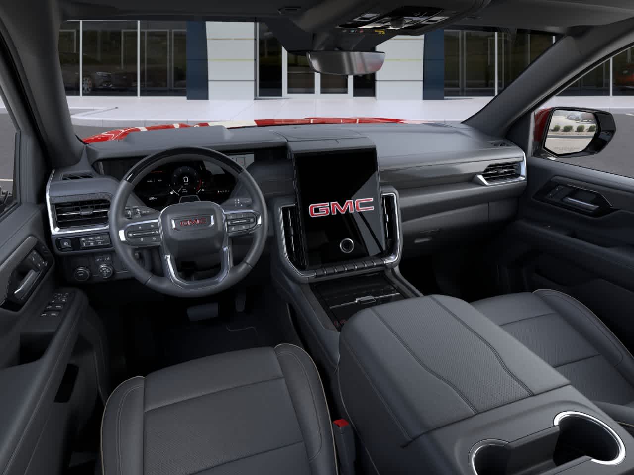 2026 GMC Yukon Elevation Volcanic Red Tintcoat at Texan GMC Buick