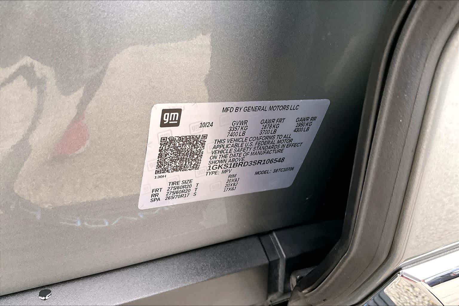 2025 GMC Yukon Elevation Sterling Metallic at Group 1 GMC Buick South
