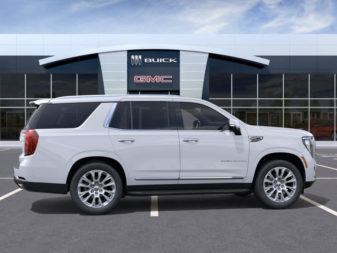 2026 GMC Yukon Denali Denali Glacier White Tricoat at Group 1 GMC Buick South
