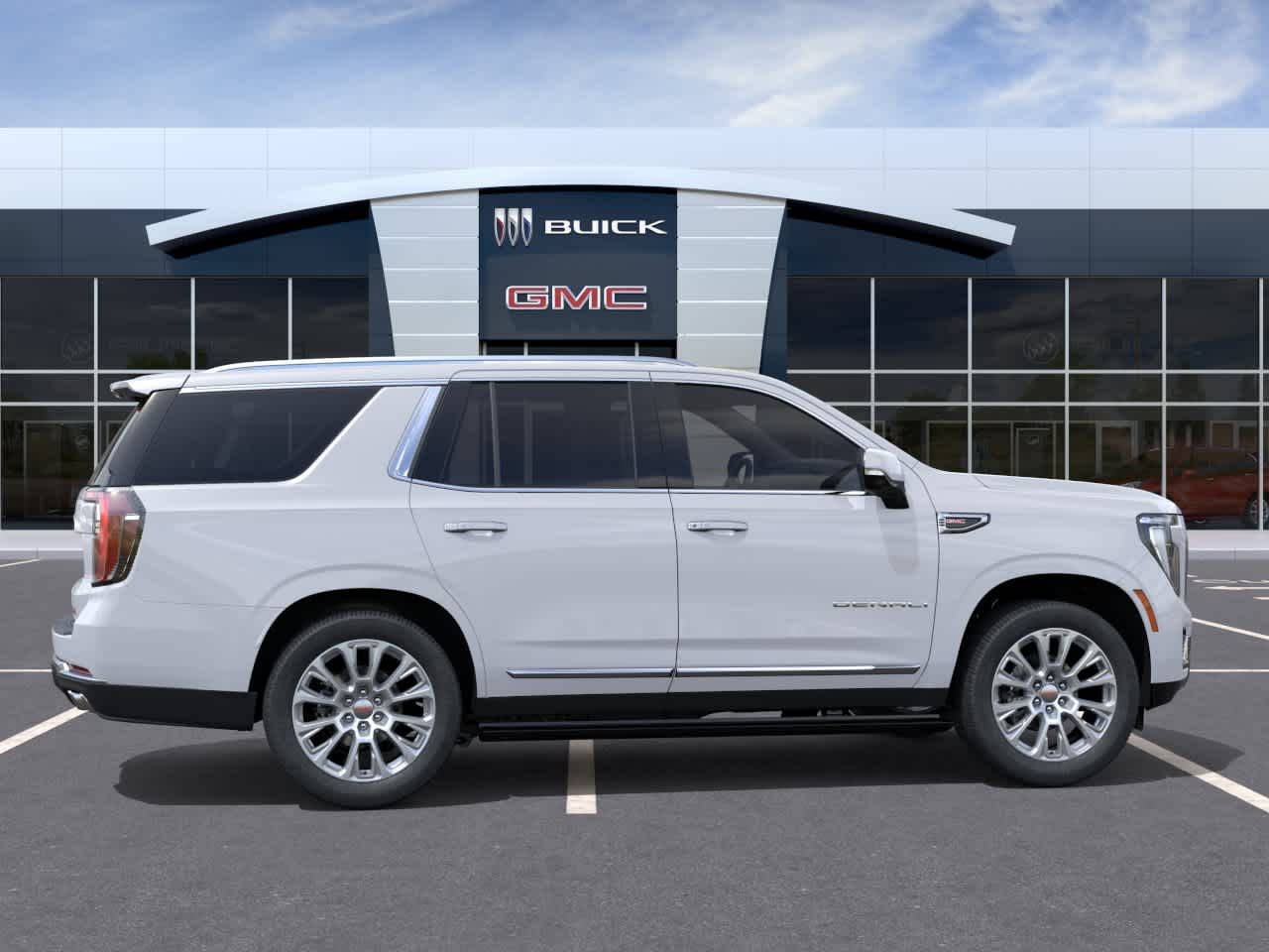 2026 GMC Yukon Denali Denali Glacier White Tricoat at Group 1 GMC Buick South
