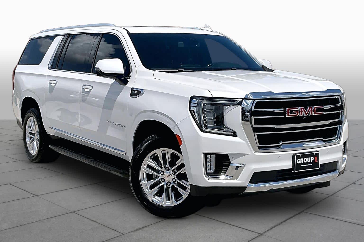 Used 2021 WHITE FROST TRICOAT GMC SLT image 3
