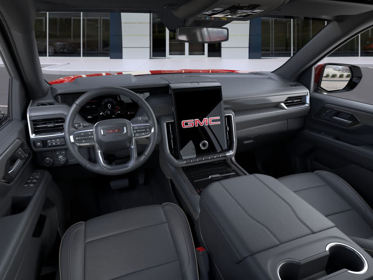 2026 GMC Yukon XL Elevation Volcanic Red Tintcoat at Texan GMC Buick