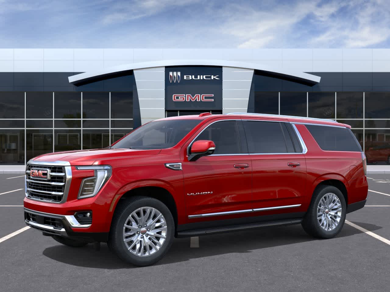2026 GMC Yukon XL Elevation Volcanic Red Tintcoat at Texan GMC Buick