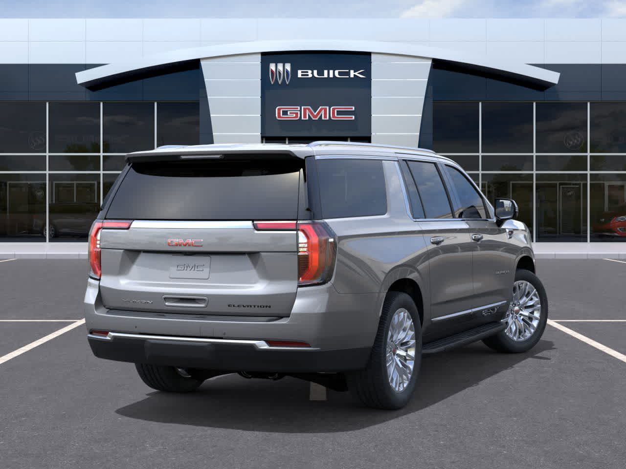 2026 GMC Yukon XL Elevation Sterling Metallic at Texan GMC Buick